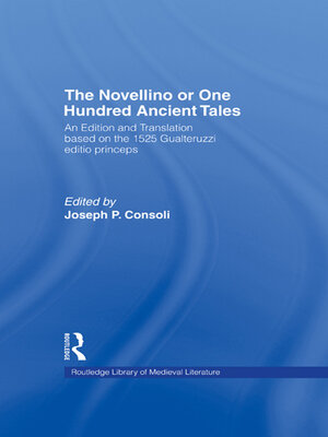 cover image of The Novellino or One Hundred Ancient Tales
